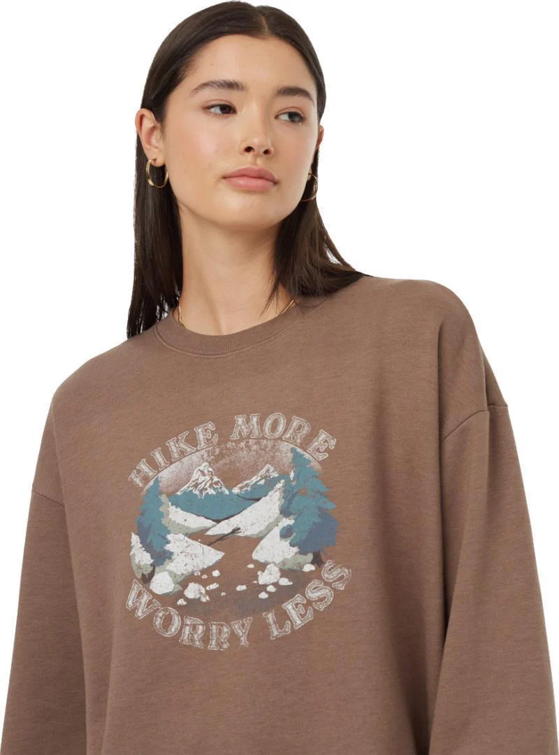 Hike More Oversized Crew - Womens - Image 2