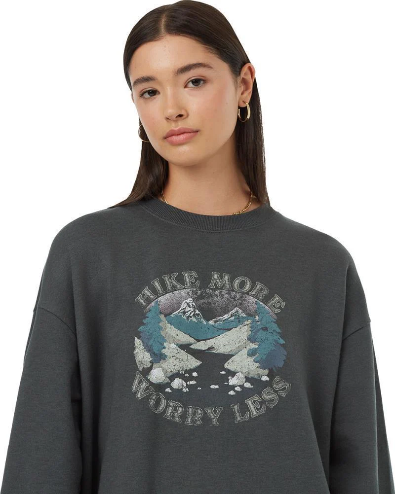 Hike More Oversized Crew - Womens - Image 6