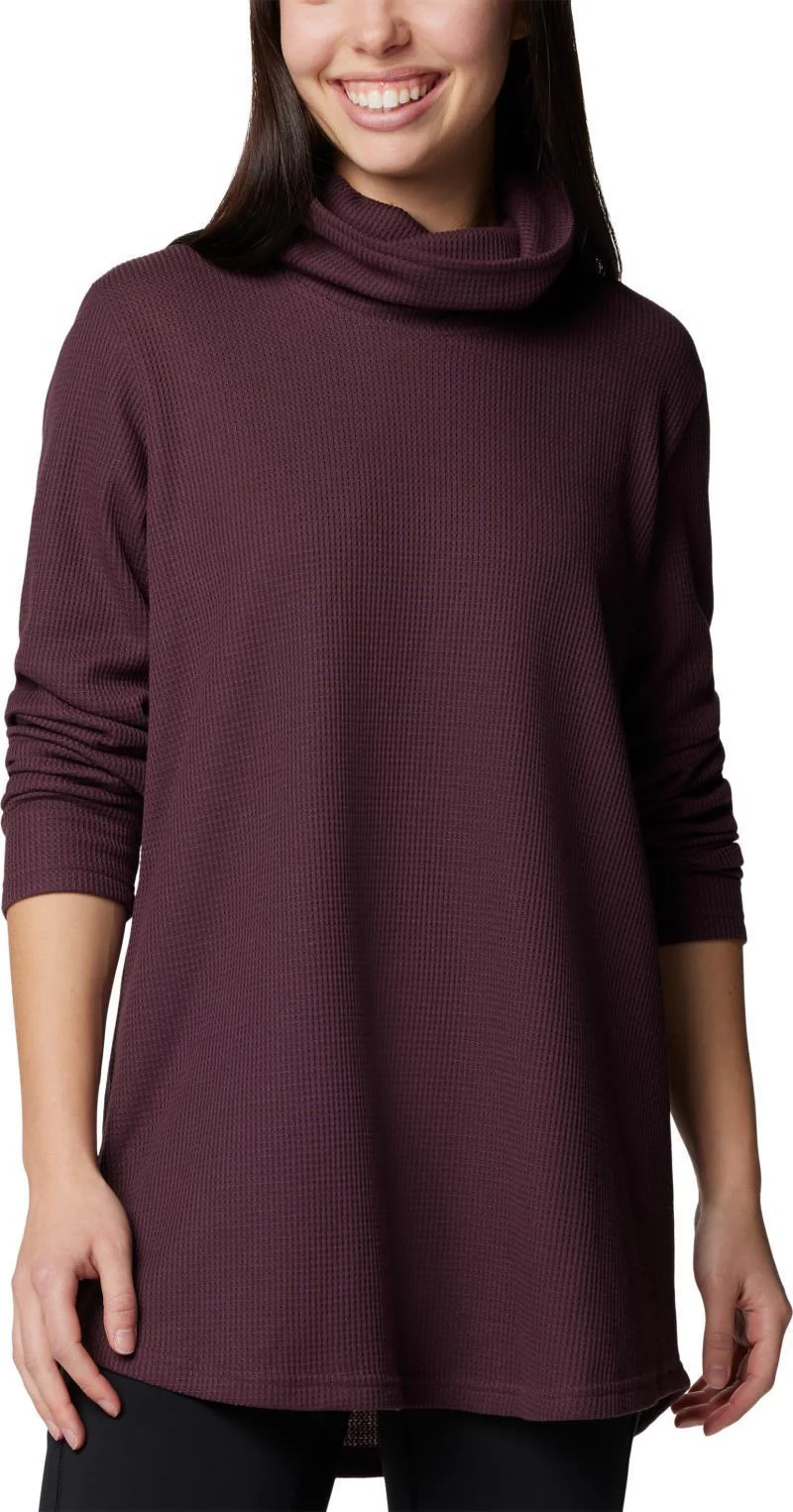 Holly Hideaway Waffle Cowl Neck Pullove - Womens - Image 13