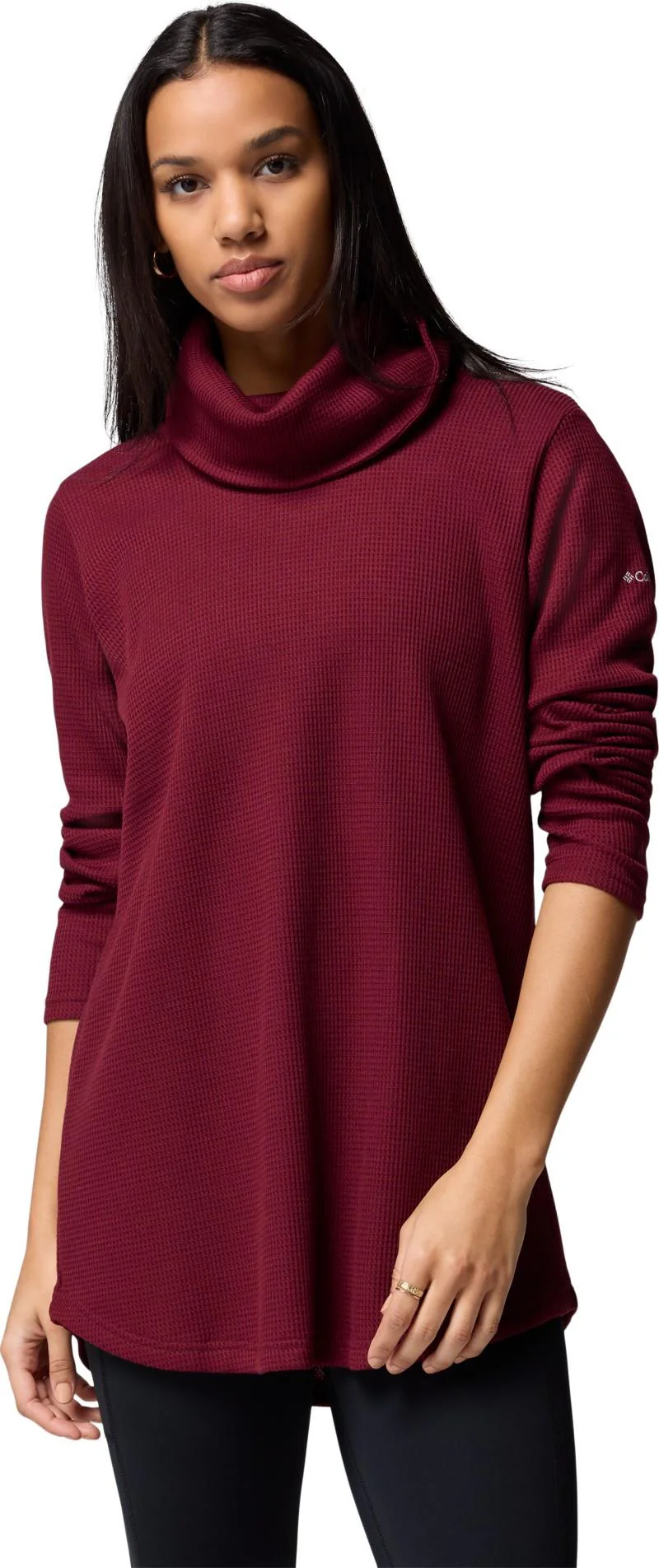 Holly Hideaway Waffle Cowl Neck Pullove - Womens - Image 21
