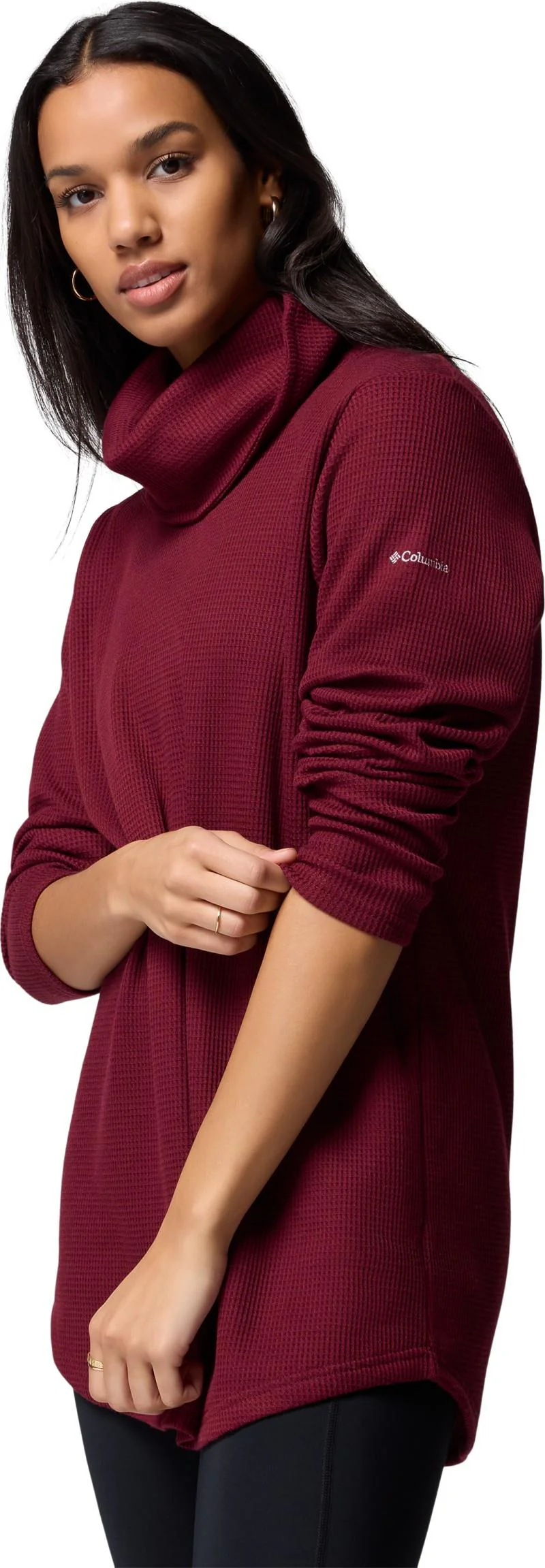 Holly Hideaway Waffle Cowl Neck Pullove - Womens - Image 22