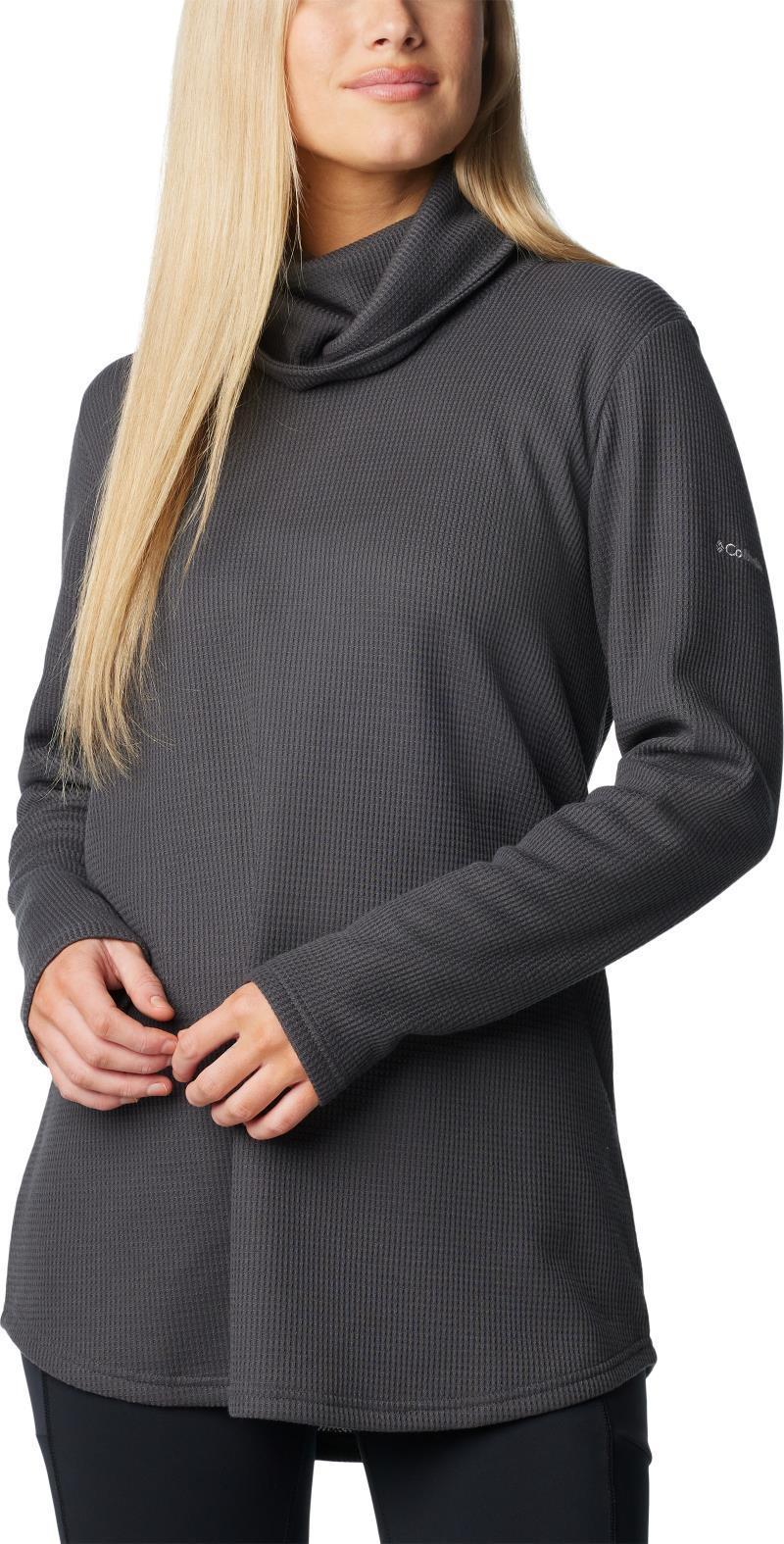 Holly Hideaway Waffle Cowl Neck Pullove - Womens - Image 3