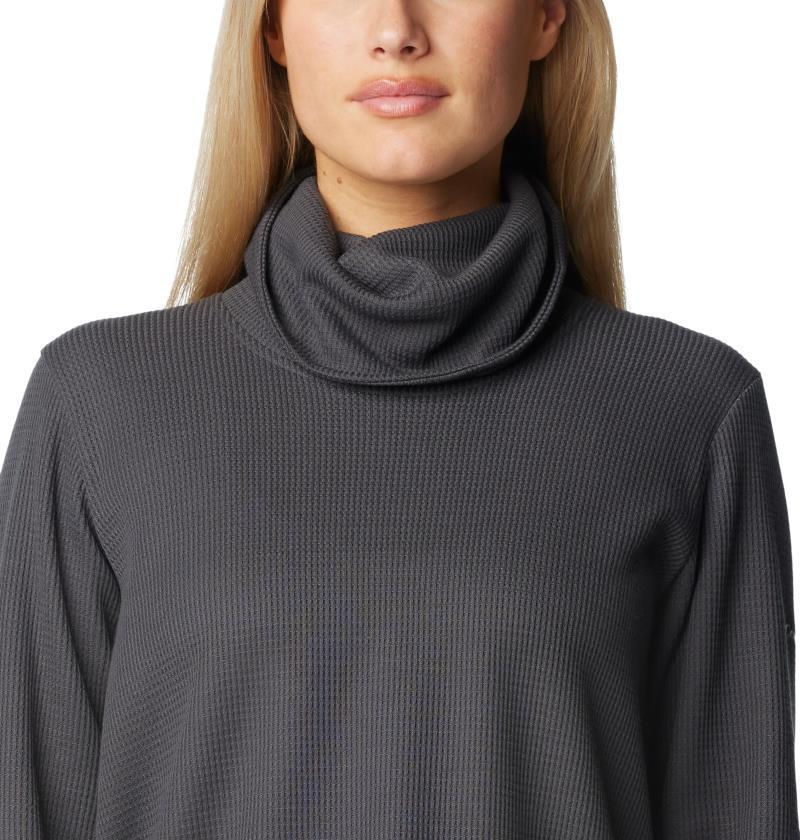 Holly Hideaway Waffle Cowl Neck Pullove - Womens - Image 5