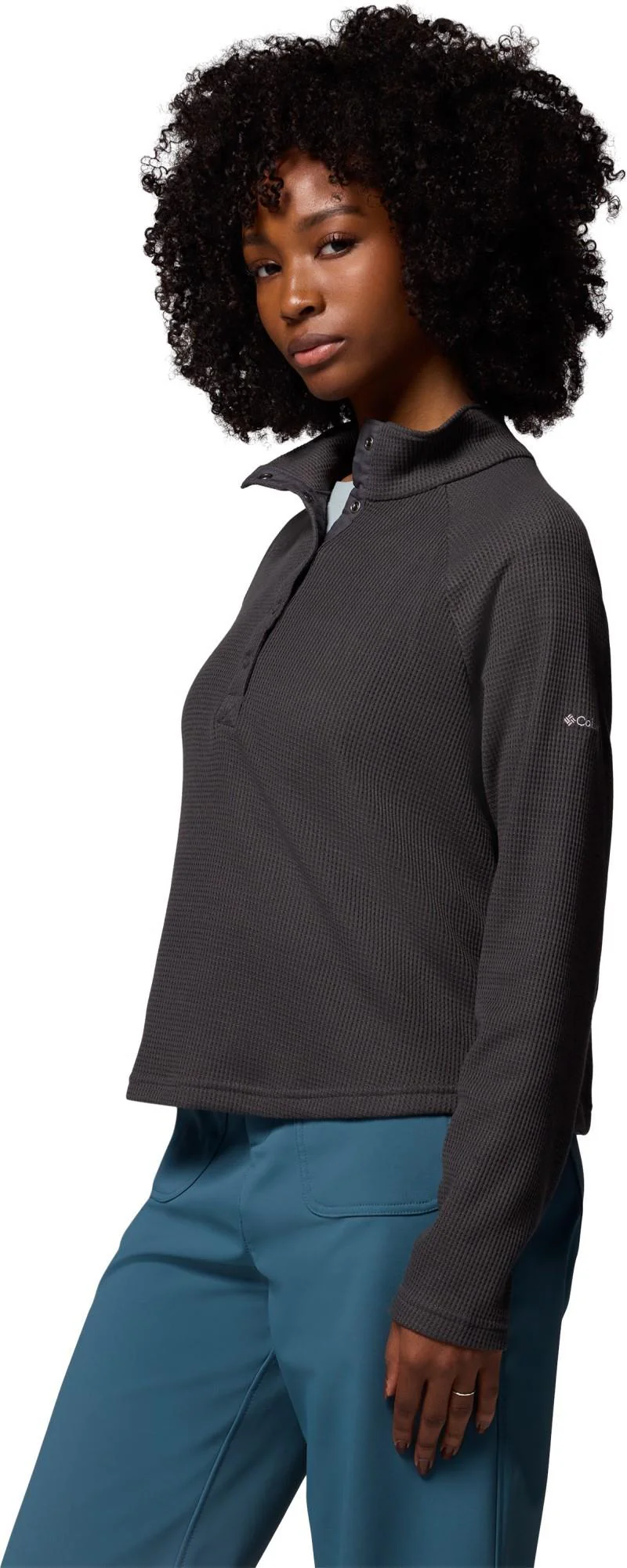 Holly Hideaway Waffle Half Snap - Womens - Image 2