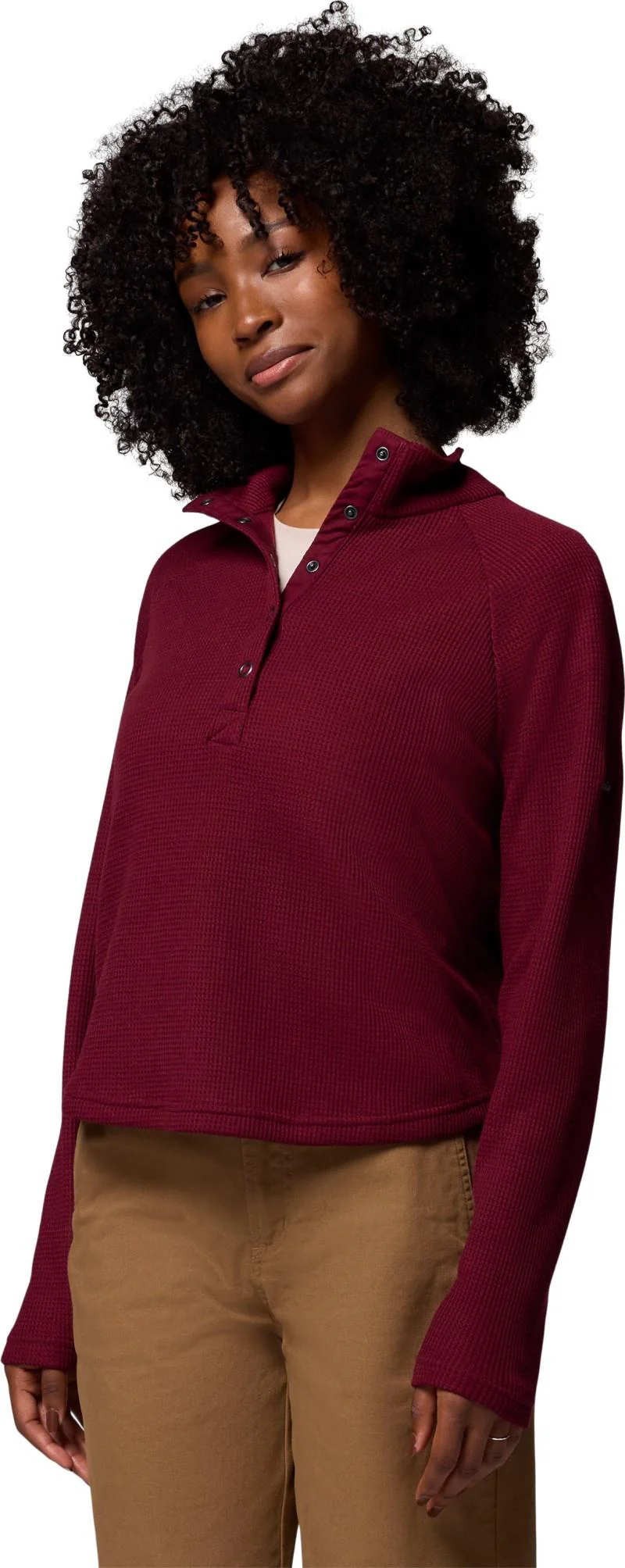 Holly Hideaway Waffle Half Snap - Womens - Image 7