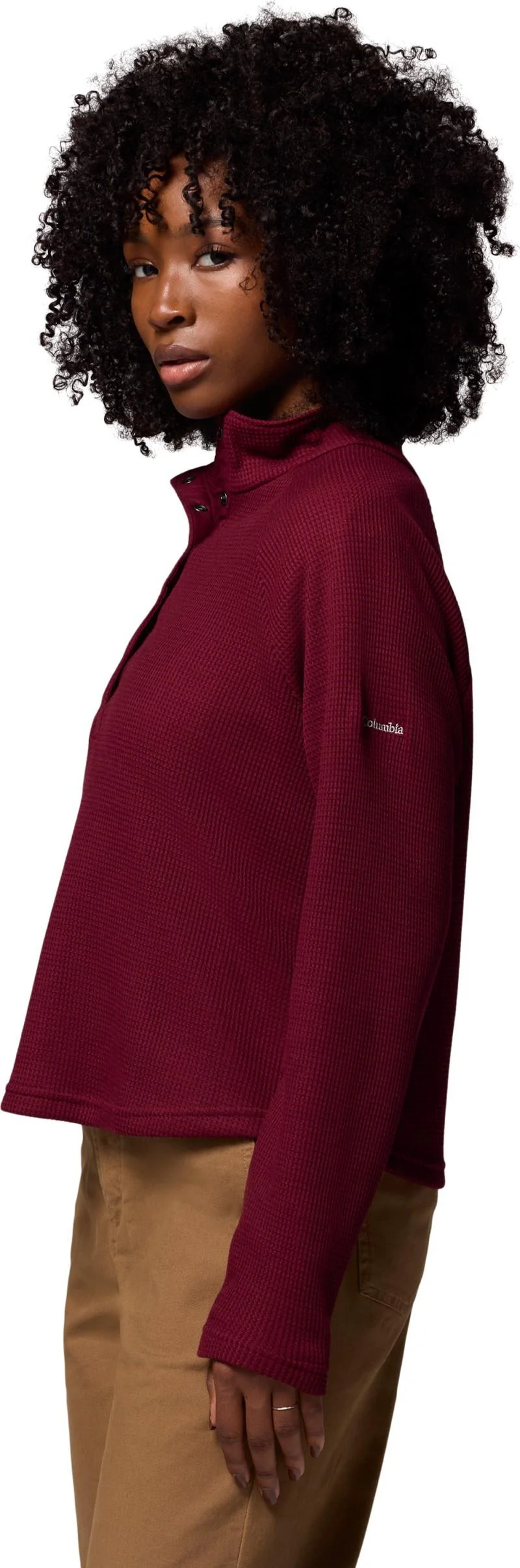 Holly Hideaway Waffle Half Snap - Womens - Image 8