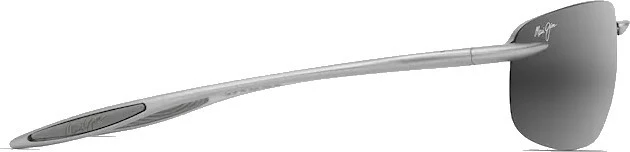Hookipa Ultra, Metallic Matte Silver Frame, Grey Lens - Image 3