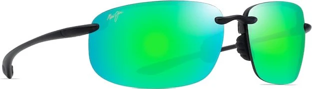 Hookipa XLarge, Translucent Matte Grey Frame, MAUI Green Lens