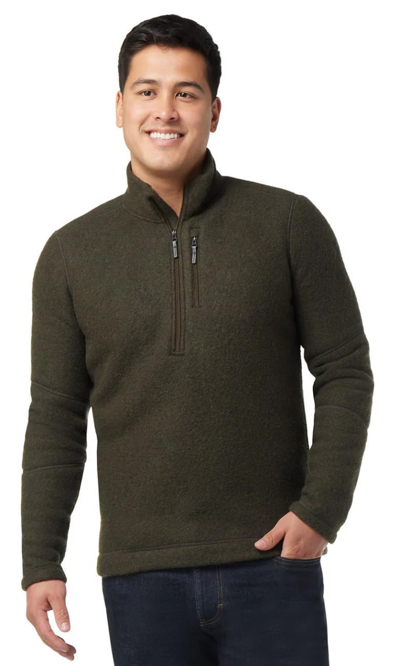 Hudson Trail Fleece Half Zip Sweater - Mens - Image 23