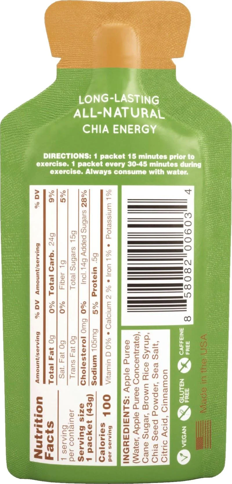 Huma Chia Energy Gel - Image 2