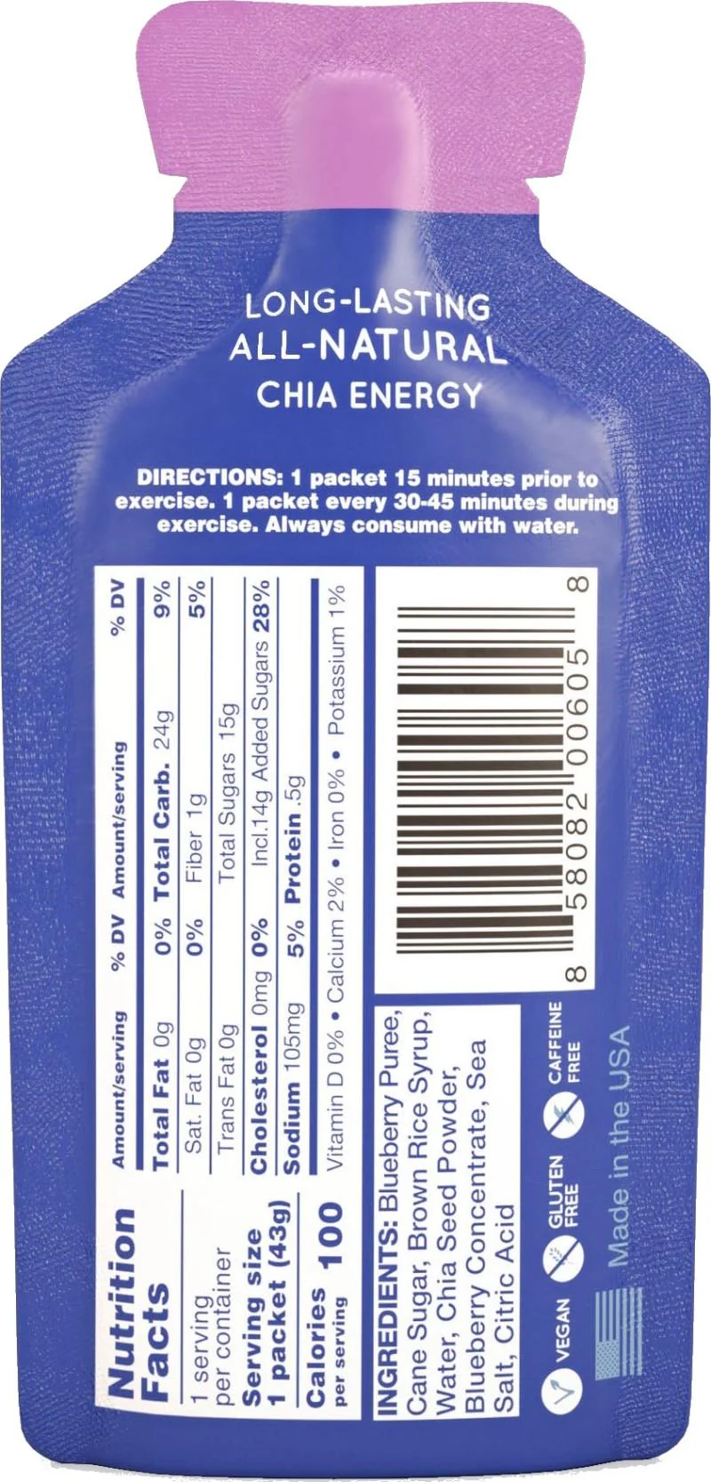 Huma Chia Energy Gel - Image 4