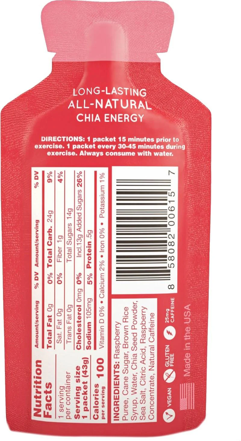 Huma Chia Energy Gel Caffeinated - Image 5