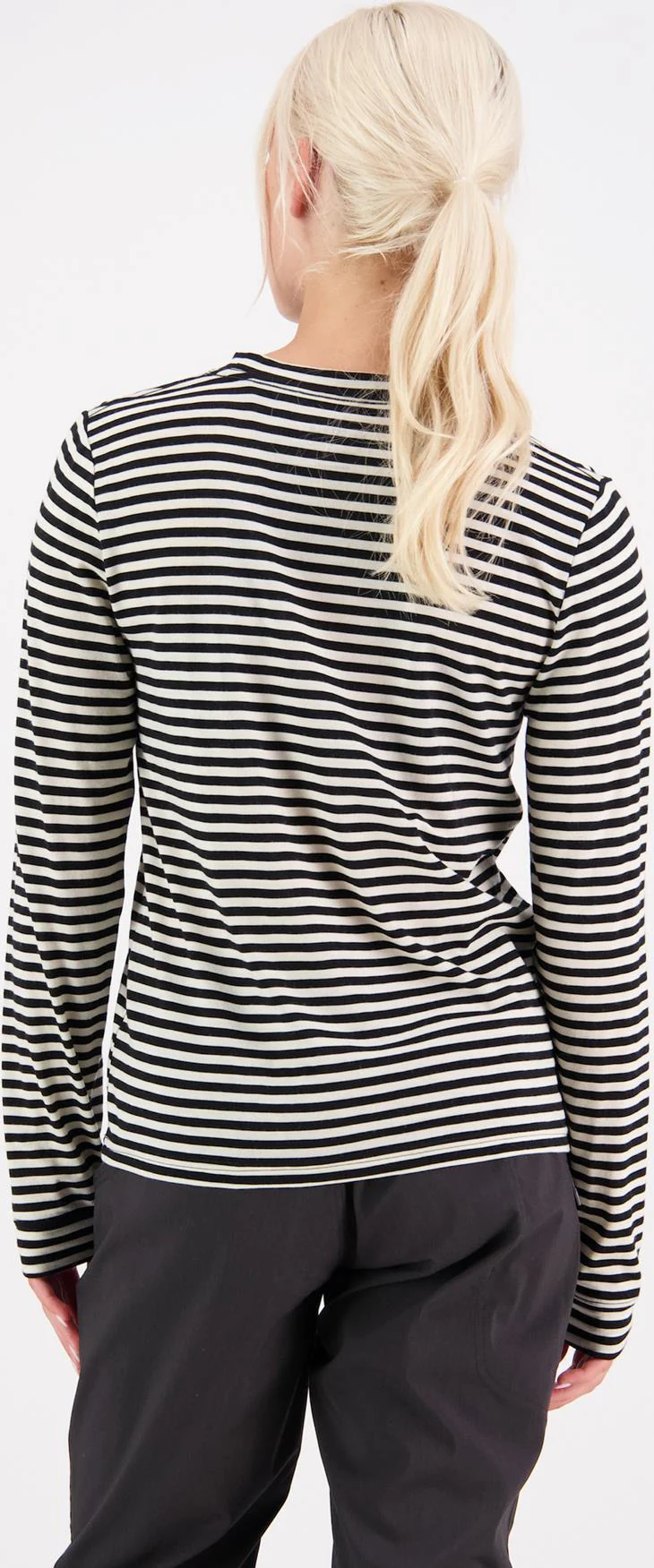 Icon Merino LS - Stripe - Womens - Image 3