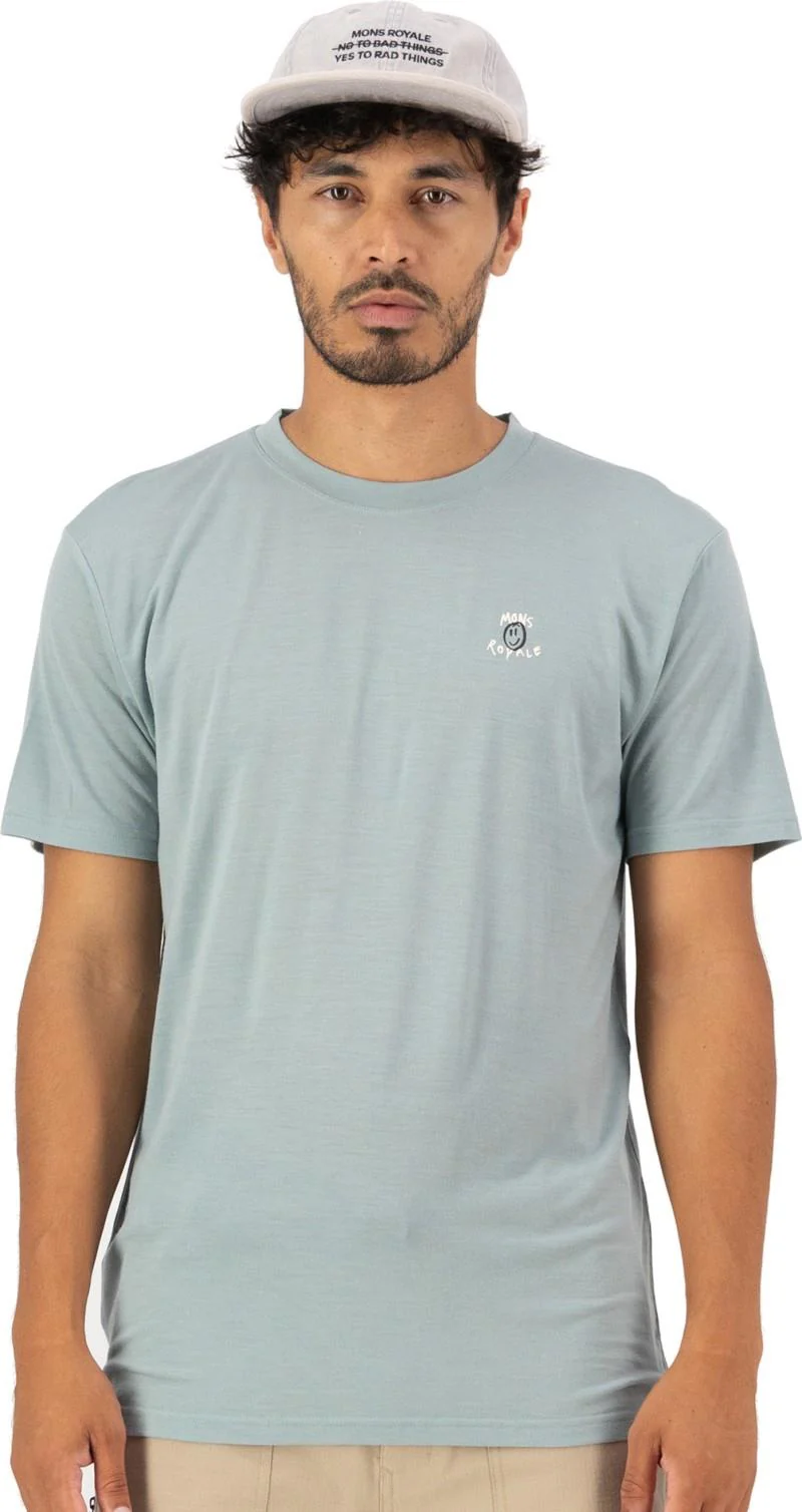 Icon Merino Classic SS T-Shirt - Smile - Mens - Image 2