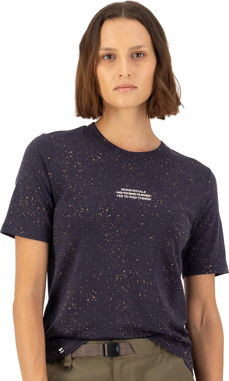 Icon Merino SS T-Shirt - Cosmic - Womens - Image 2