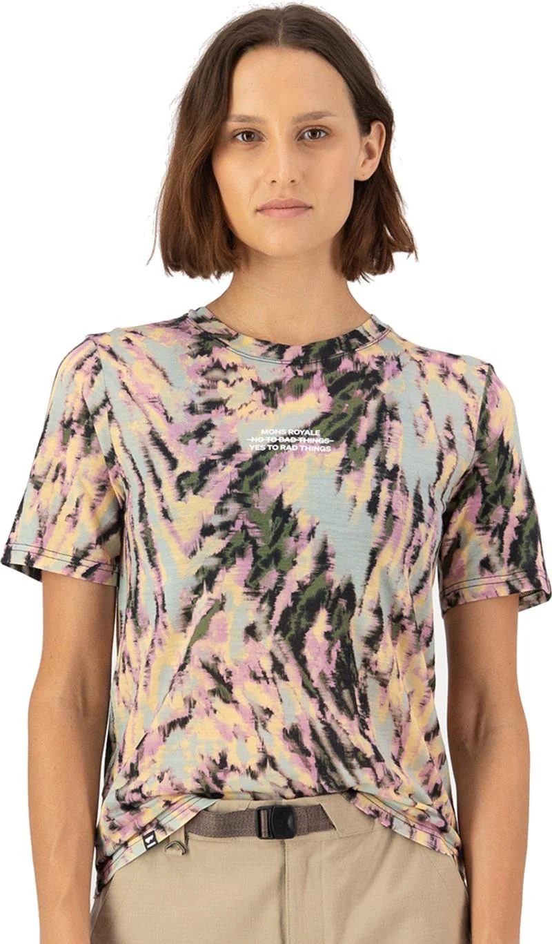 Icon Merino SS T-Shirt - Rad Things, Hero - Womens - Image 2