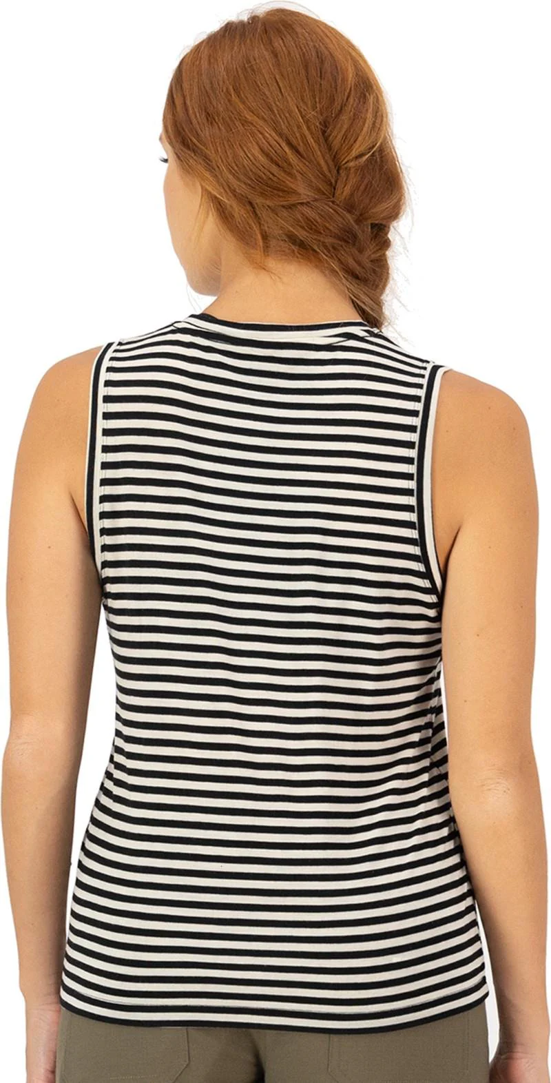 Icon Merino Tank - Stripe - Womens - Image 3