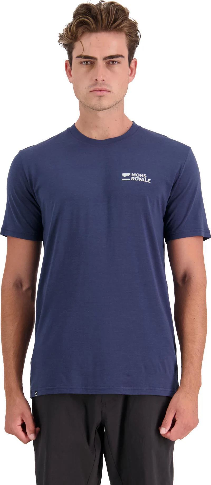 Icon Merino Air-Con SS - Mons Chest Logo - Mens - Image 2