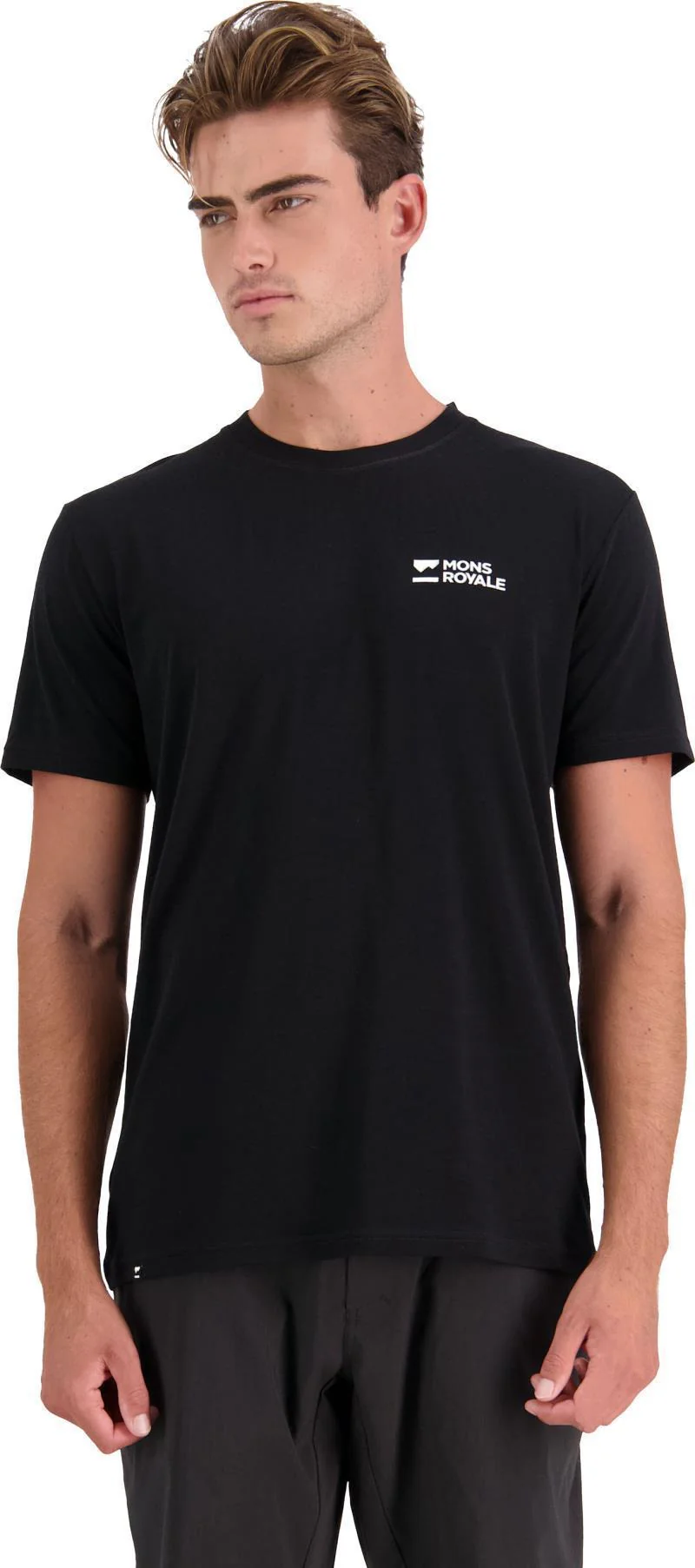 Icon Merino Air-Con SS - Mons Chest Logo - Mens - Image 5