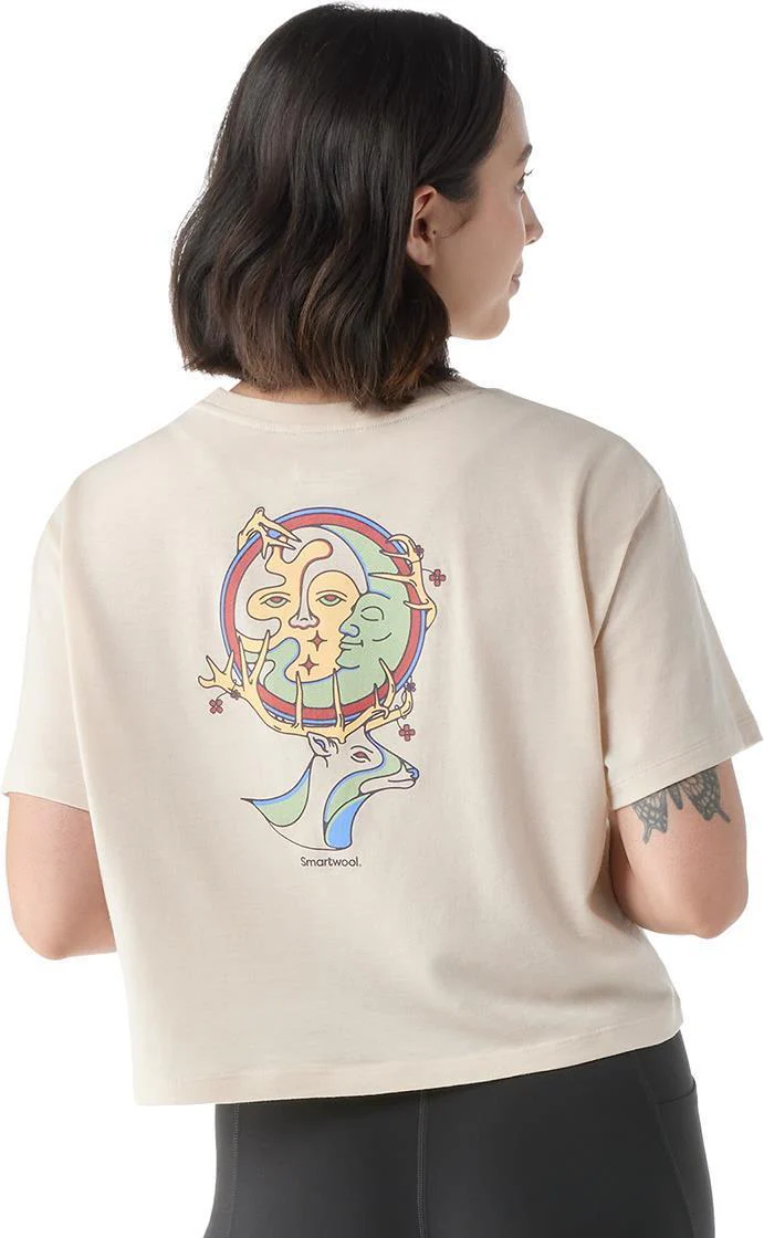 In The Sky Graphic Cropped SS Tee - Womens - Image 2