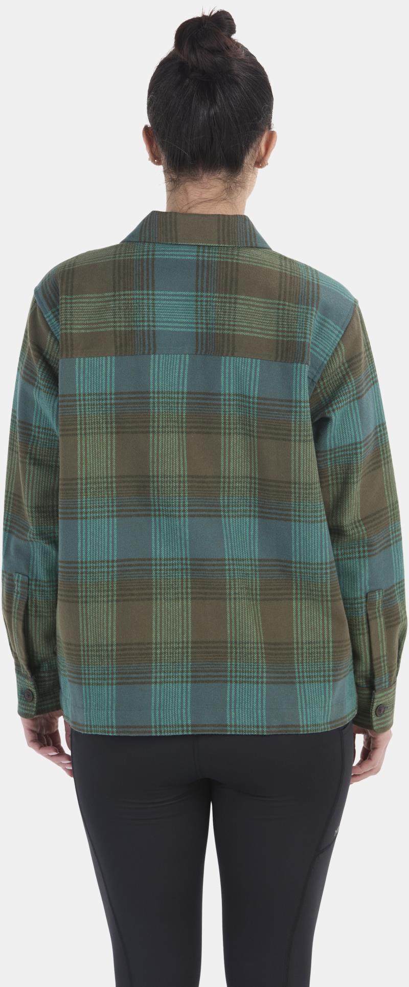 Incline Heavyweight Flannel Overshirt - Womens - Image 11
