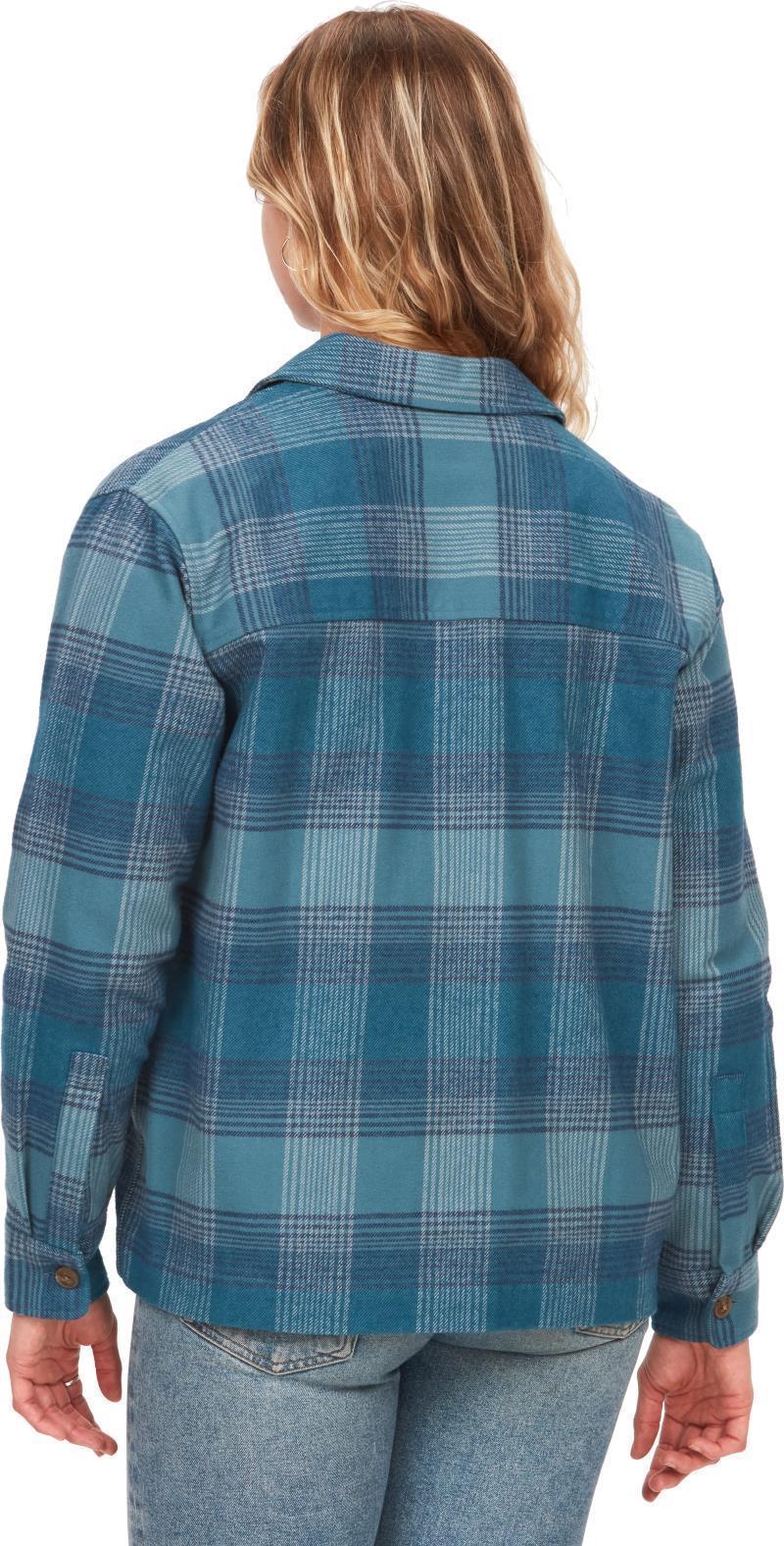 Incline Heavyweight Flannel Overshirt - Womens - Image 4