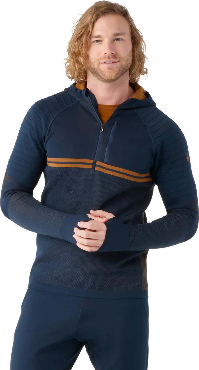 Intraknit Merino Tech 1/2 Zip Hoodie - Mens - Image 11