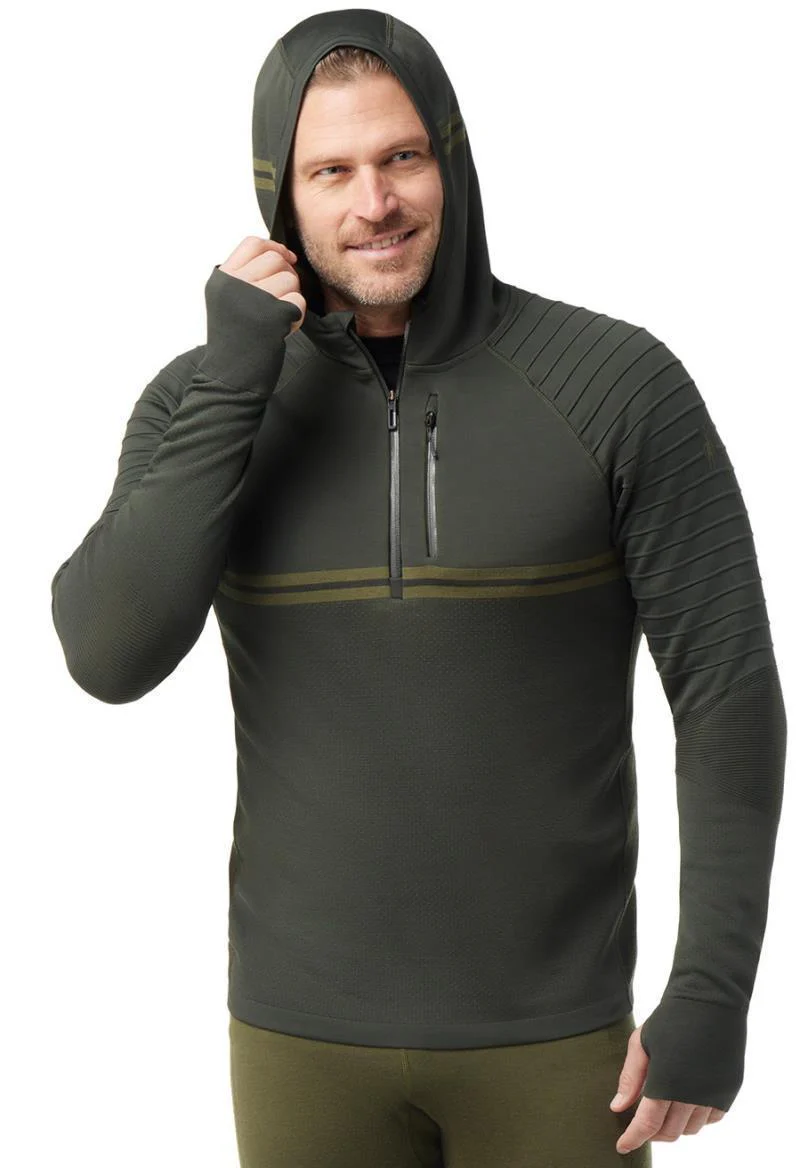 Intraknit Merino Tech 1/2 Zip Hoodie - Mens - Image 17