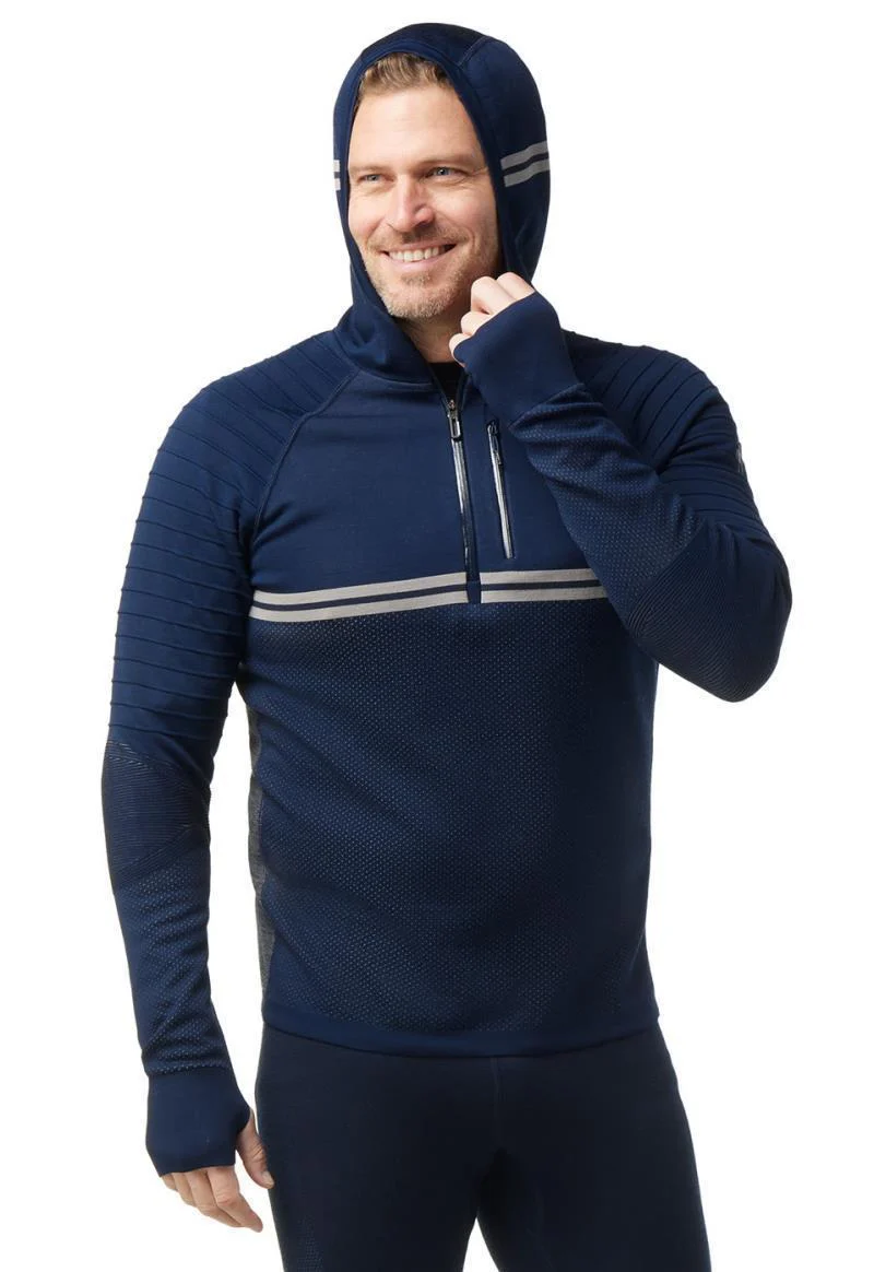 Intraknit Merino Tech 1/2 Zip Hoodie - Mens - Image 8