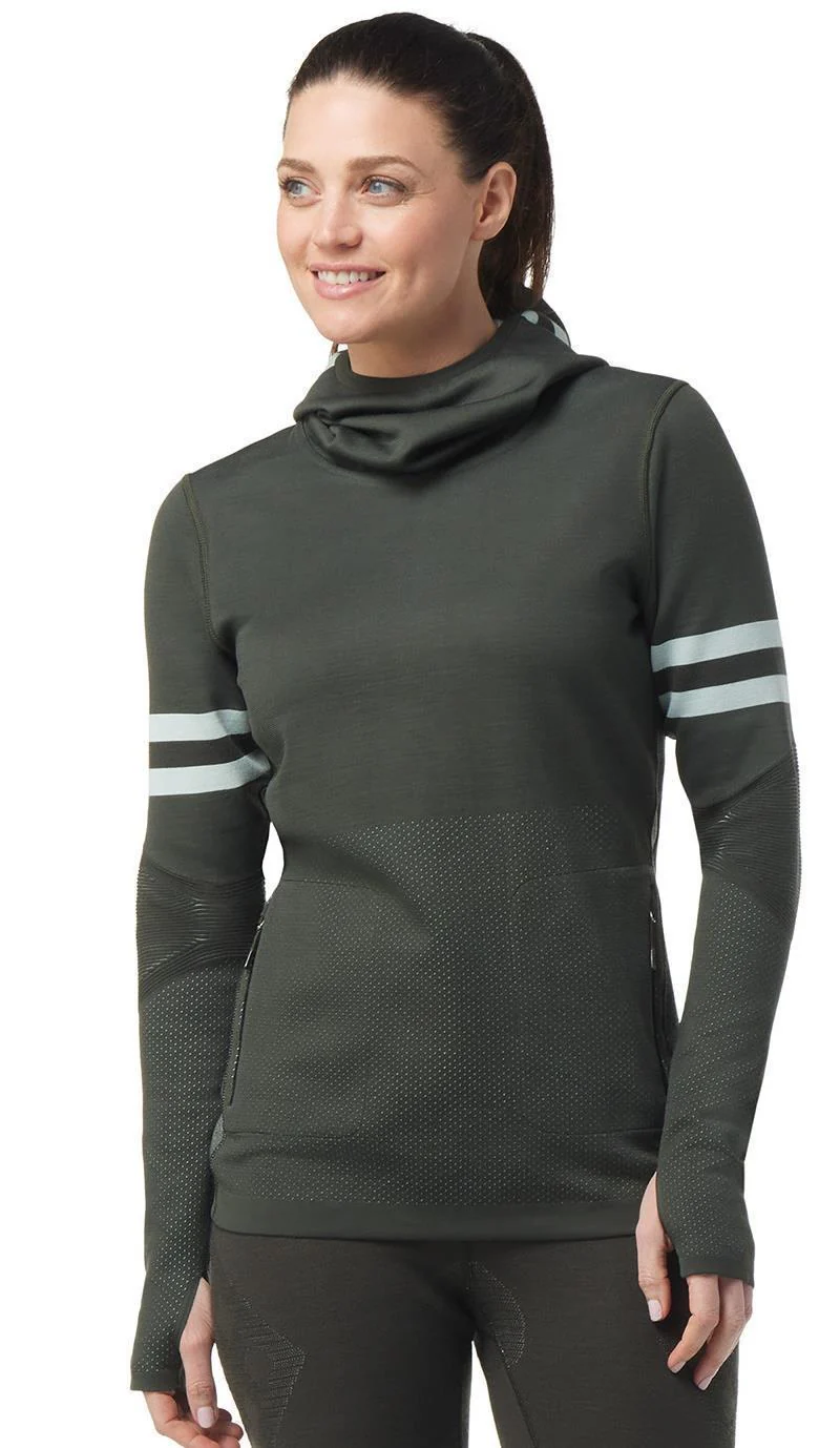 Intraknit Merino Tech Pullover Hoodie - Womens - Image 14