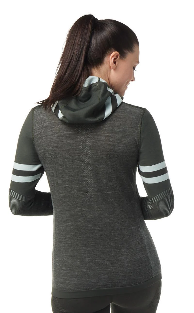 Intraknit Merino Tech Pullover Hoodie - Womens - Image 15