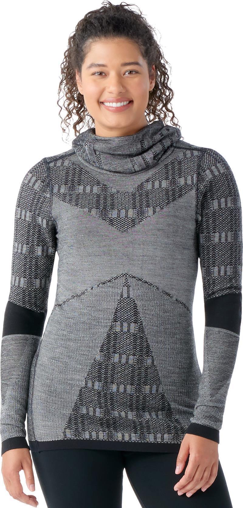 Intraknit Thermal Max Merino 250 Base Layer Pattern Hoodie - Womens - Image 11