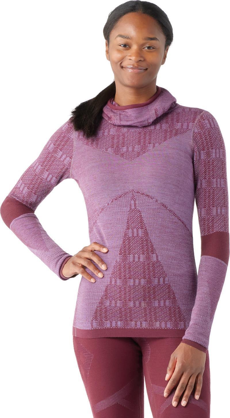 Intraknit Thermal Max Merino 250 Base Layer Pattern Hoodie - Womens - Image 2