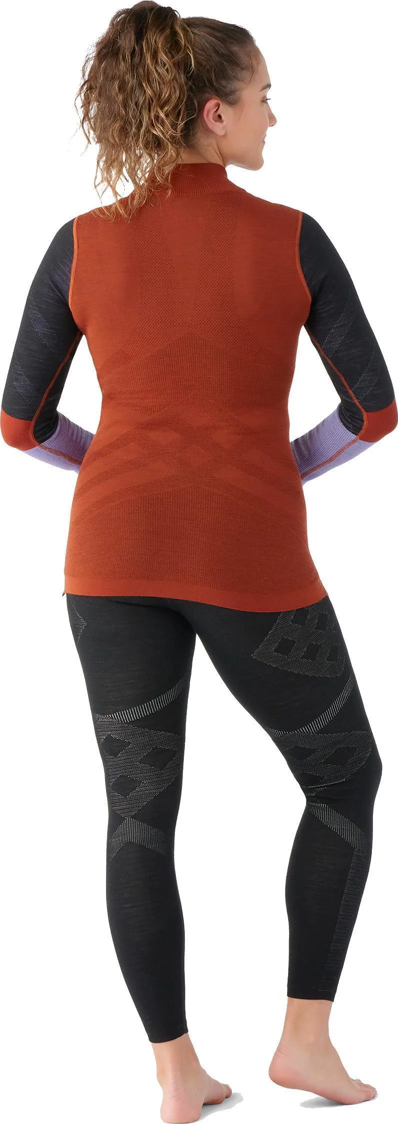 Intraknit Thermal Merino Base Layer Colorblock 1/4 Zip - Womens - Image 18