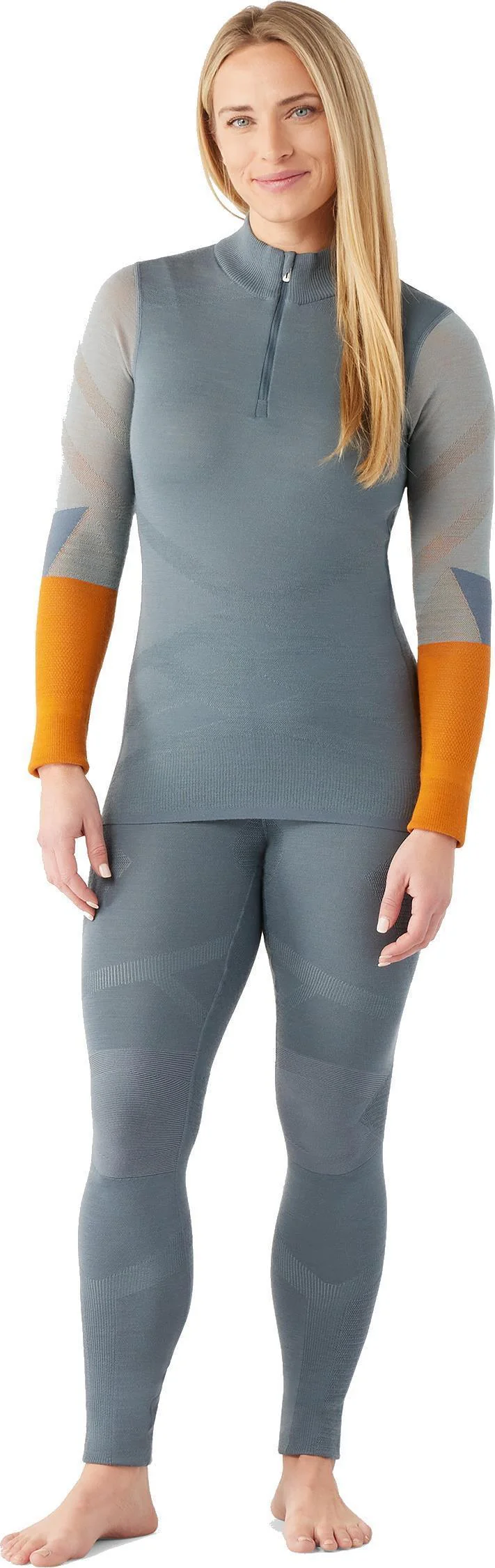 Intraknit Thermal Merino Base Layer Colorblock 1/4 Zip - Womens - Image 20