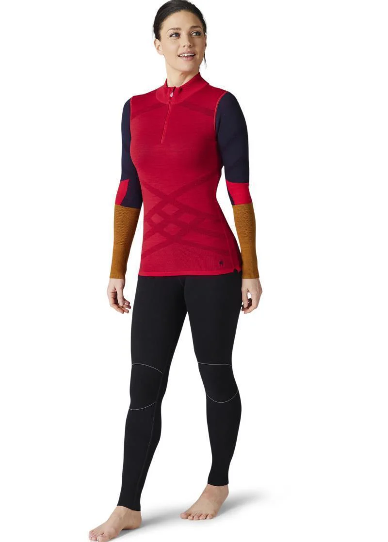 Intraknit Thermal Merino Base Layer Colorblock 1/4 Zip - Womens - Image 23