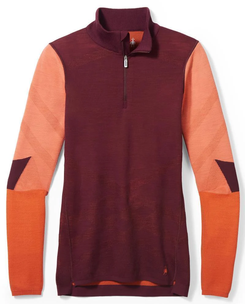Intraknit Thermal Merino Base Layer Colorblock 1/4 Zip - Womens - Image 4