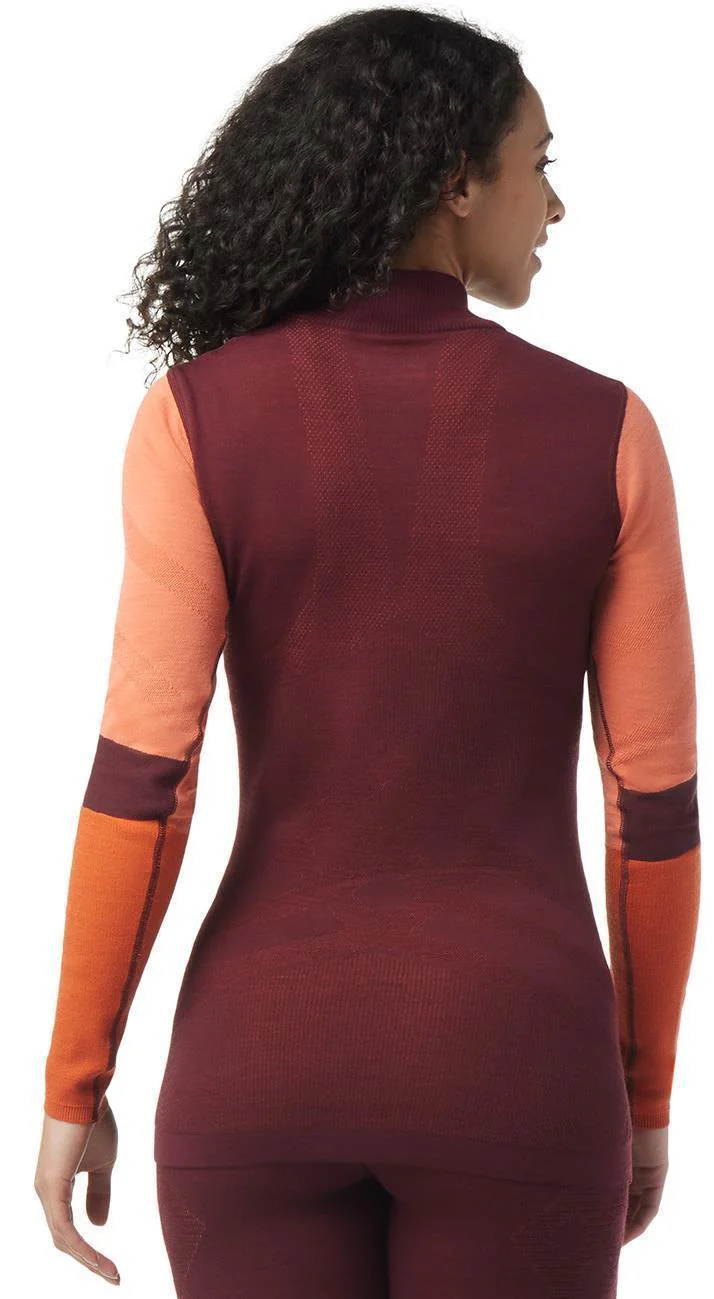Intraknit Thermal Merino Base Layer Colorblock 1/4 Zip - Womens - Image 6