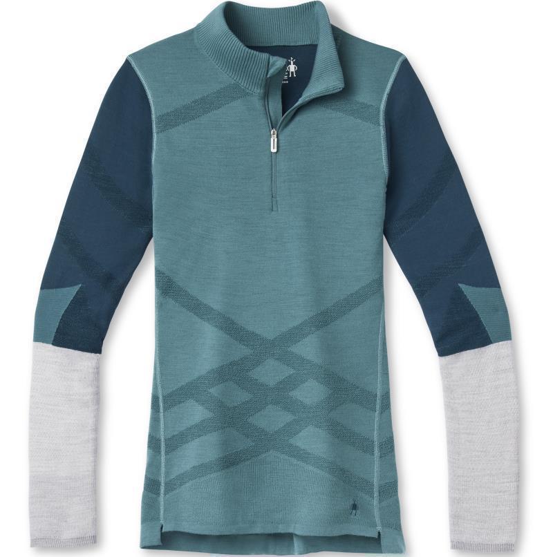 Intraknit Thermal Merino Base Layer Colorblock 1/4 Zip - Womens - Image 7