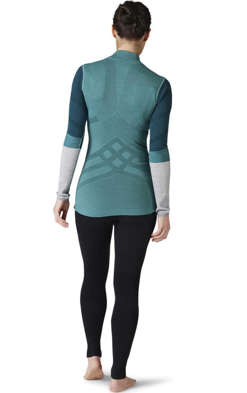 Intraknit Thermal Merino Base Layer Colorblock 1/4 Zip - Womens - Image 9