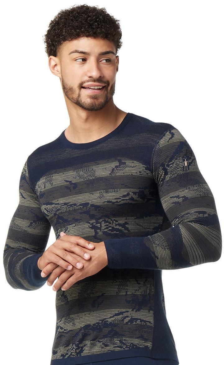 Intraknit Thermal Merino Base Layer Pattern Crew - Mens - Image 11