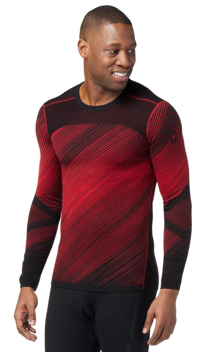 Intraknit Thermal Merino Base Layer Pattern Crew - Mens - Image 2