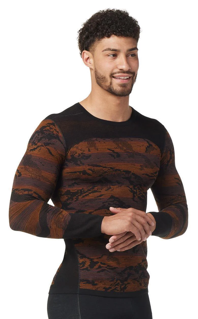 Intraknit Thermal Merino Base Layer Pattern Crew - Mens - Image 5
