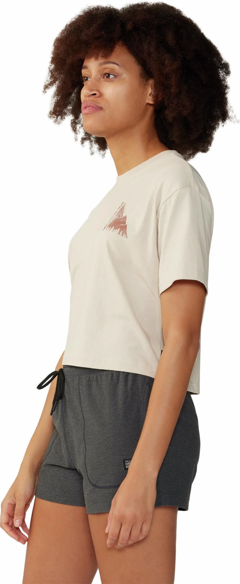 Jagged Peak Boxy Crop SS - Womens - Image 10