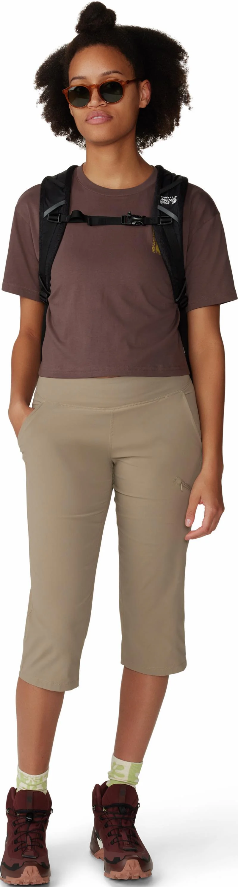 Jagged Peak Boxy Crop SS - Womens - Image 15