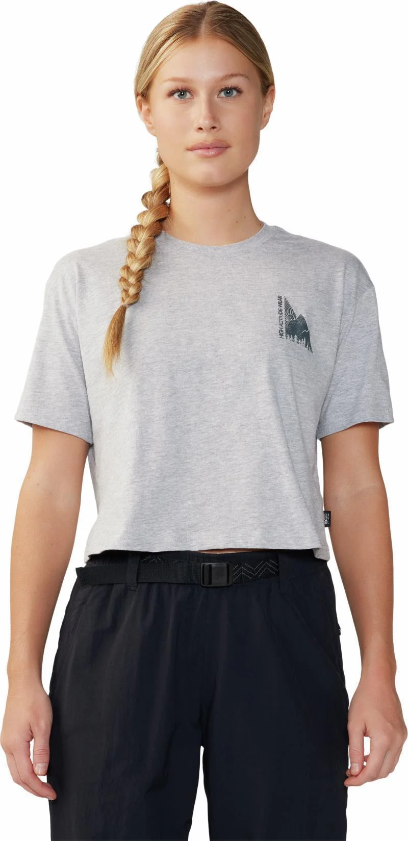 Jagged Peak Boxy Crop SS - Womens - Image 19