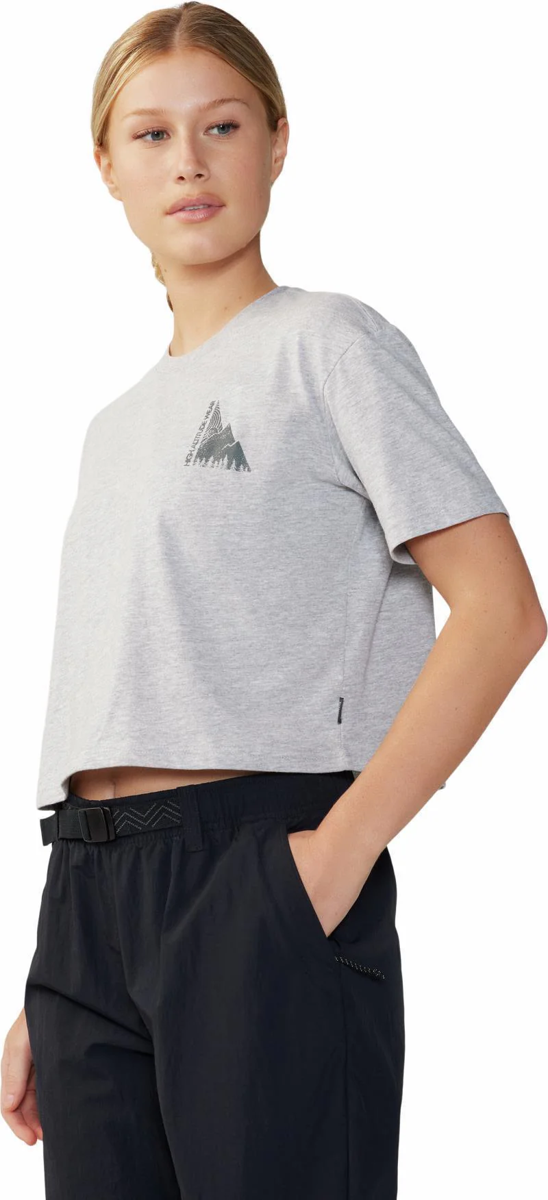 Jagged Peak Boxy Crop SS - Womens - Image 21