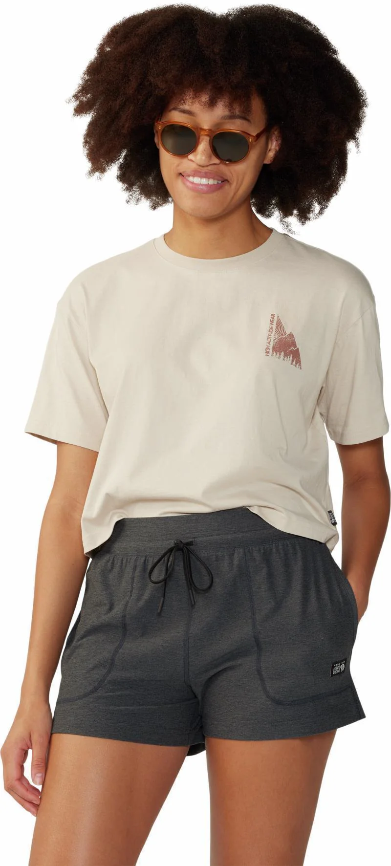Jagged Peak Boxy Crop SS - Womens - Image 6