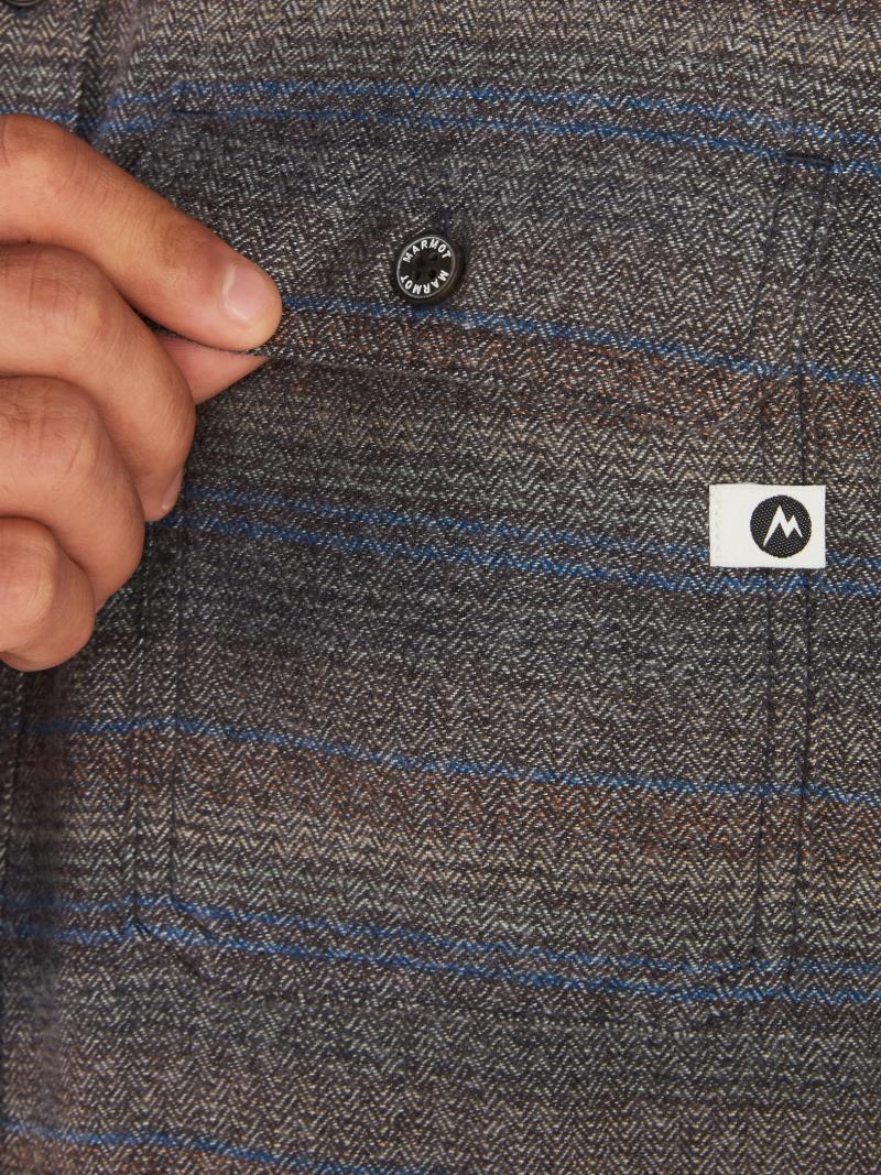 Jasper / Fairfax Heathered Midweight Flannel LS - Mens - Image 12
