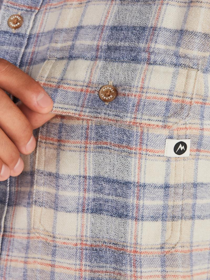 Jasper / Fairfax Heathered Midweight Flannel LS - Mens - Image 16